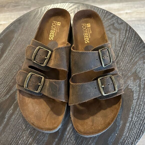 White Mountain Helga Brown Sandal SZ 10 M - Picture 2 of 7